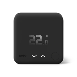 Tado Add-on Wired Smart Thermostat Black