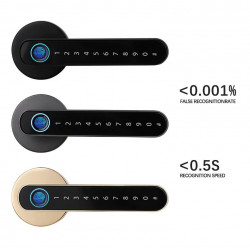 Electronic locks Biometric Smart lock Gold