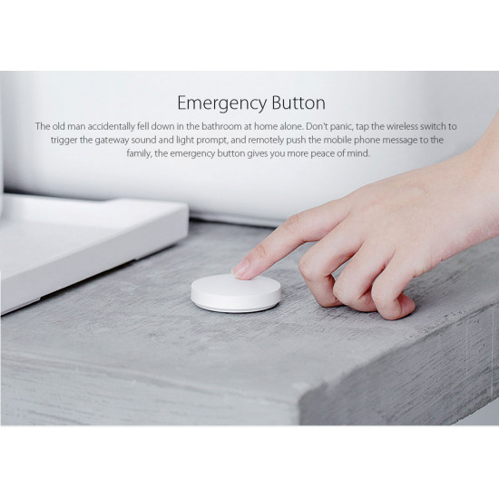Smart wireless switch Aqara Mini 1 - Key White (European Version) Smart wireless switch Mijia WXKG01LM 1 - Key White