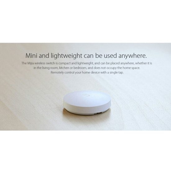 Smart wireless switch Aqara Mini 1 - Key White (European Version) Smart wireless switch Mijia WXKG01LM 1 - Key White