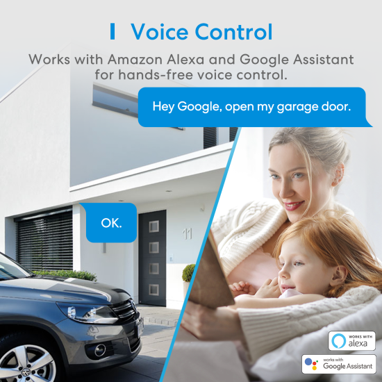 Smart Wi-Fi Garage Door Opener Smart Wi-Fi Garage Door Opener